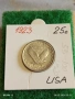 Сребърна монета 25 цента 1923г. Америка рядка за КОЛЕКЦИЯ 67890, снимка 1