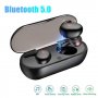 Слушалки Блутут тапи Digital One SP00476 Y30 черни безжични bluetooth, снимка 5