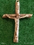 Винтидж сребърен кръст Разпятие на Исус Христос ювелирна изработка 27563, снимка 4