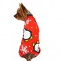 Коледен кучешки гащеризон Коледни кучешки дрехи Коледна дреха за куче