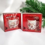 6239 Коледна чаша Merry Christmas с мече и лъжичка, 180мл, снимка 6