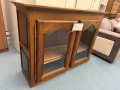 087 скрин / шкаф / витрина бюфет от масивно дърво (дърворезба) -цена 141лв ли 72,09 евро  общо -95см, снимка 2
