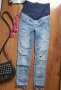 Накъсани дънки за бременни H&M Мama Skinny High Rib р-р 36, снимка 3