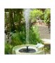 2877 Соларен кръгъл градински фонтан за декорация на дома, градината