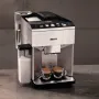 Кафеавтомат Siemens EQ 500 Бяла Кафемашина Сименс Каферобот с кана за мляко, снимка 1