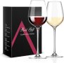 DH Crystal Wine Glasses Комплект 2 чаши за червено вино 460 гр., снимка 1 - Чаши - 44478333