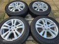 Лети джанти 16ки 5х112 Rial Mercedes + зимни гуми 205/60/16 Michelin, снимка 2