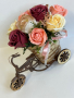 Декоративно колело с ароматни сапунени рози, снимка 5