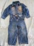 Дънково яке и ватирани дънки, снимка 1 - Детски панталони и дънки - 38192198