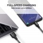 AVIWIS USB C кабел, найлоновa oплетка, кабел за бързо зареждане - 100 см, снимка 2