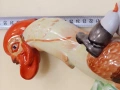 Огромна каталожна порцеланова фигура на унгарската фирма ''HEREND, снимка 14
