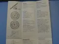 Машинен индикаторен ъгломер TESA EAC dial bevel protractor L-200 5′, снимка 3