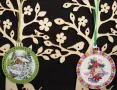 Ръчно бродирани коледни картички и оцветени играчки за елха , снимка 9