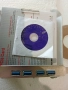 PCIe USB 3.0 контролерна карта – 4 порта, нова, с драйвери, снимка 4