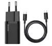 Baseus Super SI Quick Charger 1C Зарядно устройство 25W USB-C/Type-C 1M, снимка 1