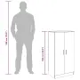vidaXL Шкаф за обувки, 7 рафта, дъб, снимка 10