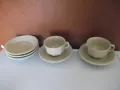 Лот от 2 бр. чаши и 5 бр. чинийки порцеланови за кафе, снимка 1