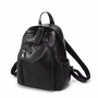 Дамска раница от висококачествена кожа с подарък малка чанта и портмоне , снимка 5