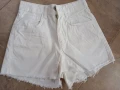 къси летни Дънкови панталонки с накъсан ефект, снимка 2