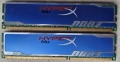 Kingston Hyper X BLU 2x8 GB DDR3 1600 // PNY 2 x 8 GB DDR3 1600 XLR 8 series, снимка 2