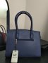 Дамска чанта, тип куфарче, тъмносиня. 20лв., снимка 6