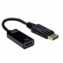 Преходник от DP M към HDMI F Digital One SP01203 Адаптер DP to HDMI F 4K, снимка 1 - Кабели и адаптери - 31335116