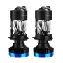 LED крушки H4 70W 6000K с лупи комплект 2 броя, снимка 2