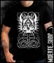 Черна тениска с щампа LEVIATHAN SKULL, снимка 1 - Тениски - 42675498