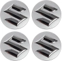 Комплект 4 броя 54мм капачки за джанти Suzuki Черни или Сиви, снимка 3