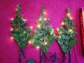 3 броя свързани елхи с 36 LED лампички.Коледна декорация., снимка 17