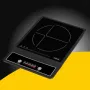Индукционен котлон Rosberg, 2000W, Керамична плоча, 25x25 см, Черен, снимка 4