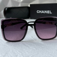 CH 2024 дамски слънчеви очила с лого квадратни , снимка 4 - Слънчеви и диоптрични очила - 44657871