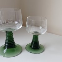 Ретро кристални чаши за вино, снимка 5 - Други ценни предмети - 35532610