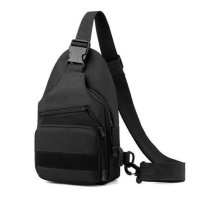 мъжка чанта тактическа за гърди+джоб за вода+USB зареждане военна, снимка 10 - Чанти - 42102008