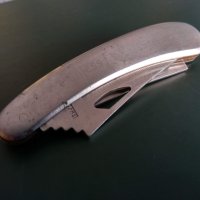 Стар немски ловджийски бръснач + нож, снимка 4 - Ножове - 44447071
