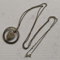 Сребърна висулка, снимка 2 - Колиета, медальони, синджири - 30934688