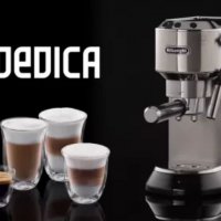 Еспресо машина DeLonghi Dedica Style EC 685, 15 bar, 1300 W, Инокс, снимка 10 - Кафемашини - 37968528