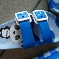 Джапанки за момче сини с мече панда, снимка 2 - Детски джапанки - 36958242