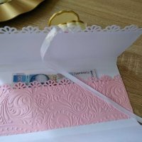 Плик за пари - картичка ръчна изработка, снимка 6 - Подаръци за рожден ден - 30179969
