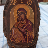 Икона на Св.Богородица с младенеца, снимка 8 - Икони - 36536492