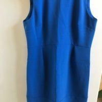 Продавам копринена рокля в синьо , снимка 2 - Рокли - 36807250