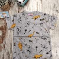 Тениска с динозаври 🦕🦖, снимка 1 - Детски тениски и потници - 31770899