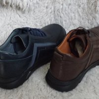 Обувки, естествена кожа, кафяви и сини, код 5/ББ1/78, снимка 7 - Ежедневни обувки - 42893814