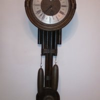 Стенен часовник с махало механичен, снимка 1 - Стенни часовници - 34450516