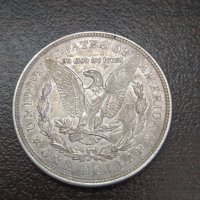 Сребърна Монета 1921 ONE DOLLAR-Оригинална , снимка 1 - Нумизматика и бонистика - 44415960