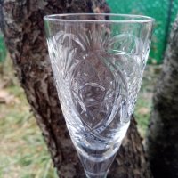 Кристални чаши за ракия - 4 бр., снимка 3 - Сервизи - 44184929