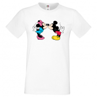 Мъжка тениска Mickey & Minnie 8 Подарък,Изненада,Рожден ден, снимка 9 - Тениски - 36575604