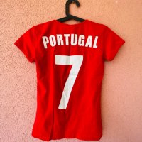 Оригинална дамска Тениска Португалия, снимка 2 - Тениски - 36830990