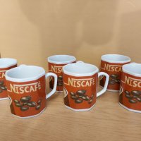 Страхотни червени чаши за кафе "Niscafe" - 6 броя комплект, снимка 1 - Чаши - 32047941