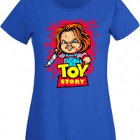 Дамска Тениска Toy Story Chucky Изненада,Повод,Подарък,Празник, снимка 7 - Тениски - 37639266